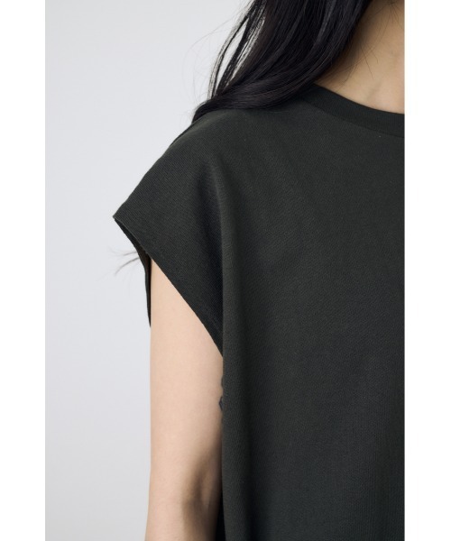 AZUL by moussy(アズールバイマウジー)の「【セットアップ対応】ノースリーブトップス カットトップス 夏服 秋服 春服(Tシャツ/カットソー・レディース・ライトブラック/ベージュ/オフホワイト/ブルー・SMALL/MEDIUM)」の19枚目の写真