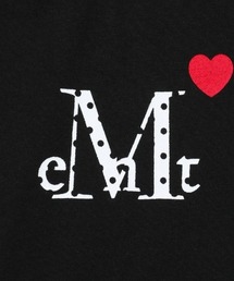 A'GEM/9 × .kom 『MUCENT/ムセント』 LOVRITS MINI HEART LOGO R-NECK