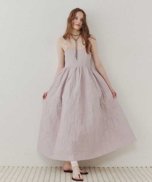 J1U by LA BELLE ETUDE(ジユウバイラベルエチュード)の「モノグラム柄キルティングワンピースⅡ(ワンピース・レディース・ライトブルー/ピンク/ブラック・0/1)」の22枚目の写真