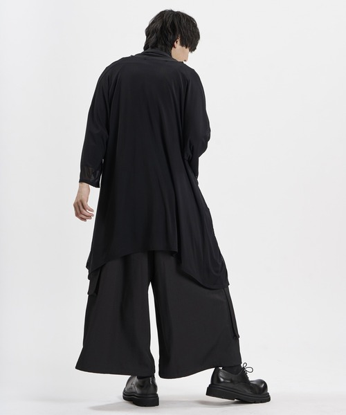 NO ID.(ノーアイディ)の「【NO ID.】Multi-WAY Layered Gown / マルチウェイ レイヤード ガウン(カーディガン/ボレロ・メンズ・ブラック/その他23・ONE SIZE)」の20枚目の写真