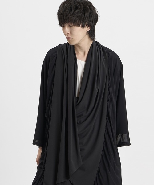 NO ID.(ノーアイディ)の「【NO ID.】Multi-WAY Layered Gown / マルチウェイ レイヤード ガウン(カーディガン/ボレロ・メンズ・ブラック/その他23・ONE SIZE)」の21枚目の写真