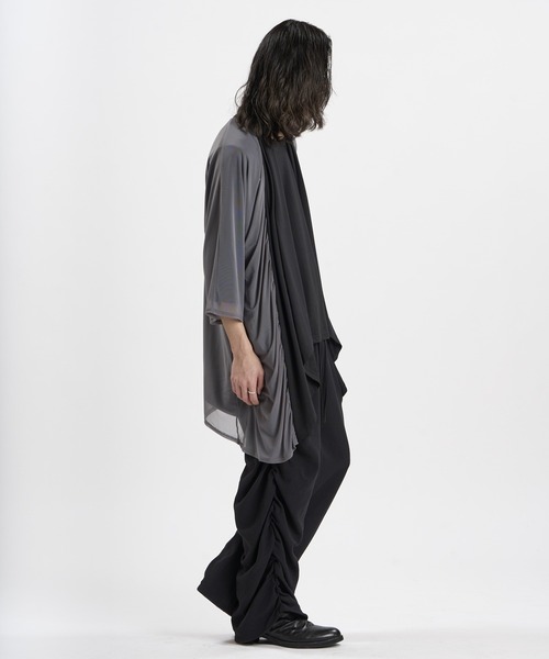 NO ID.(ノーアイディ)の「【NO ID.】Multi-WAY Layered Gown / マルチウェイ レイヤード ガウン(カーディガン/ボレロ・メンズ・ブラック/その他23・ONE SIZE)」の14枚目の写真