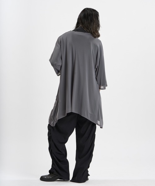 NO ID.(ノーアイディ)の「【NO ID.】Multi-WAY Layered Gown / マルチウェイ レイヤード ガウン(カーディガン/ボレロ・メンズ・ブラック/その他23・ONE SIZE)」の15枚目の写真