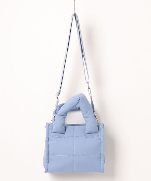 AVALON(U.Q)(アバロン)の「キルティングミニバッグ(トートバッグ・レディース・ブラック/ベージュ/ブルー・FREE)」の3枚目の写真