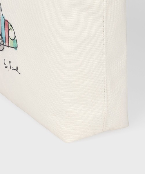 PS Paul Smith(ピーエスポールスミス)の「Drawn by Paul トートバッグ【363011 B280T】(トートバッグ・メンズ・オフホワイト/キナリ・FREE)」の7枚目の写真