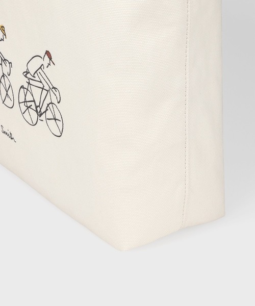 PS Paul Smith(ピーエスポールスミス)の「Drawn by Paul トートバッグ【363011 B280T】(トートバッグ・メンズ・オフホワイト/キナリ・FREE)」の16枚目の写真