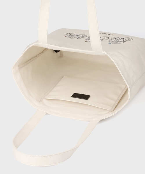 PS Paul Smith(ピーエスポールスミス)の「Drawn by Paul トートバッグ【363011 B280T】(トートバッグ・メンズ・オフホワイト/キナリ・FREE)」の17枚目の写真