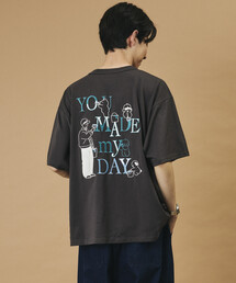 tombonia/トムボニア バックプリント クルーネックTシャツ/YOU MADE MY DAY