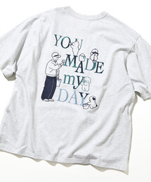 tombonia/トムボニア バックプリント クルーネックTシャツ/YOU MADE MY DAY