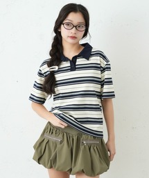 MULTI BORDER POLO/マルチボーダーポロ