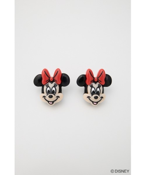 Disney SERIES CREATED by MUS(ディズニーシリーズクリエイテッドバイエムユーエス)の「MD FACE ピアス / MINNIE / フェイスピアス / ミニー(ピアス(両耳用)・レディース・ブラック・FREE)」の1枚目の写真
