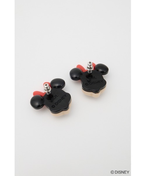 Disney SERIES CREATED by MUS(ディズニーシリーズクリエイテッドバイエムユーエス)の「MD FACE ピアス / MINNIE / フェイスピアス / ミニー(ピアス(両耳用)・レディース・ブラック・FREE)」の5枚目の写真