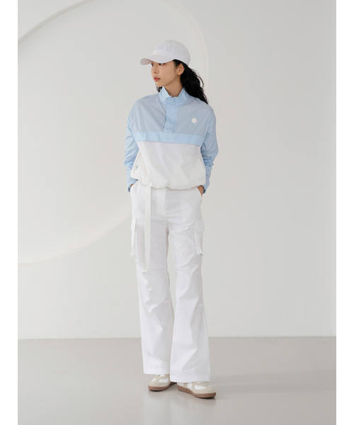 NITINA（ニティナ）の「オーバーサイズビッグポケットパンツWH（その他パンツ・レディース・ホワイト・SMALL/MEDIUM）」の2枚目の写真