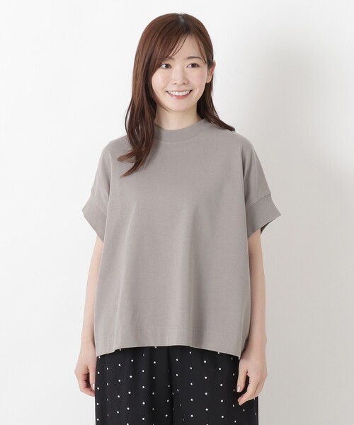 one'sterrace(ワンズテラス)の「ヘビーウェイト 天竺半袖プルオーバー(Tシャツ/カットソー・レディース・ブラック系8/ライトグリーン系/ブルー系その他7/アイボリー系8/ピンク系9/ベージュ系その他7・02)」の3枚目の写真