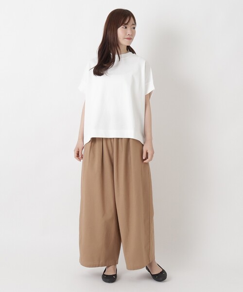 one'sterrace(ワンズテラス)の「ヘビーウェイト 天竺半袖プルオーバー(Tシャツ/カットソー・レディース・ブラック系8/ライトグリーン系/ブルー系その他7/アイボリー系8/ピンク系9/ベージュ系その他7・02)」の11枚目の写真