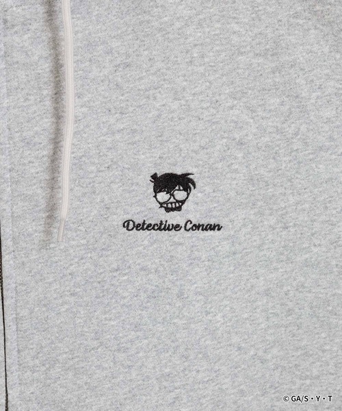 RAGEBLUE（レイジブルー）の「【名探偵コナン】刺繍/裏毛スウェットパーカー（パーカー・レディース・グレー/ブラック・FREE）」の21枚目の写真