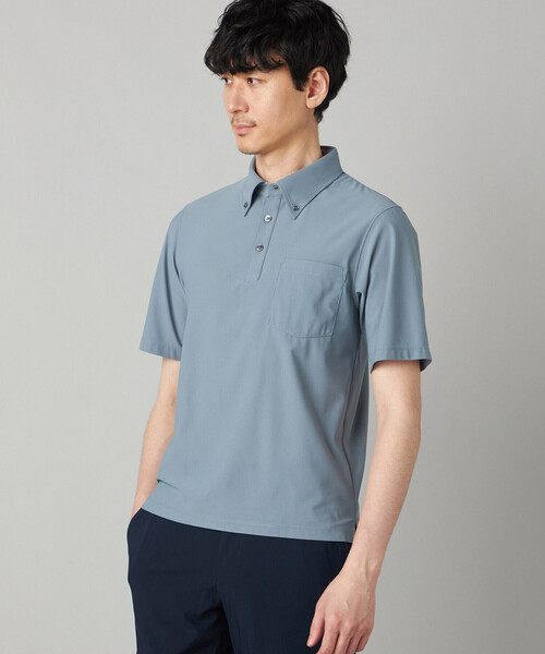 COMME CA MEN（コムサメン）の「【速乾・通気性】FLEX DRY(R) ポロシャツ（ポロシャツ・メンズ・ネイビー/ブルー/カーキ・L/M）」の18枚目の写真