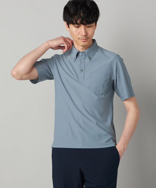 COMME CA MEN（コムサメン）の「【速乾・通気性】FLEX DRY(R) ポロシャツ（ポロシャツ・メンズ・ネイビー/ブルー/カーキ・L/M）」の19枚目の写真