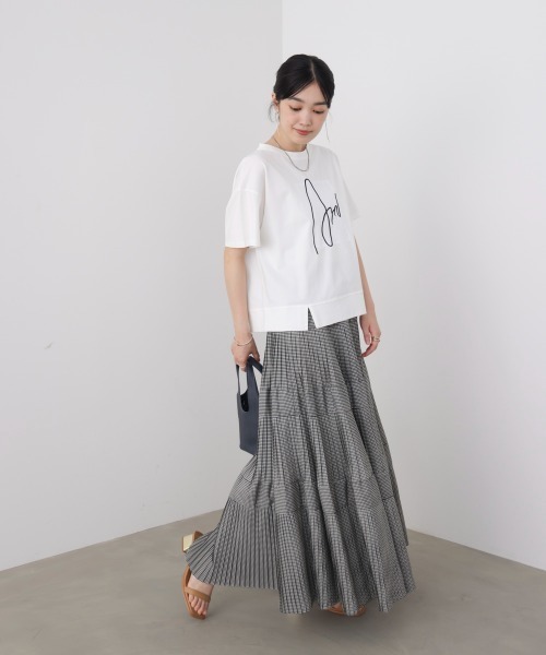 Bou Jeloud（ブージュルード）の「アートロゴカットソー（Tシャツ/カットソー・レディース・ブラック/グレー/パープル/ホワイト・FREE）」の15枚目の写真