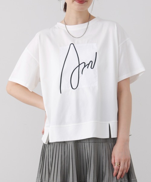 Bou Jeloud（ブージュルード）の「アートロゴカットソー（Tシャツ/カットソー・レディース・ブラック/グレー/パープル/ホワイト・FREE）」の16枚目の写真