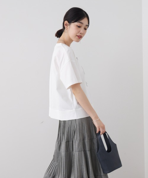 Bou Jeloud（ブージュルード）の「アートロゴカットソー（Tシャツ/カットソー・レディース・ブラック/グレー/パープル/ホワイト・FREE）」の17枚目の写真