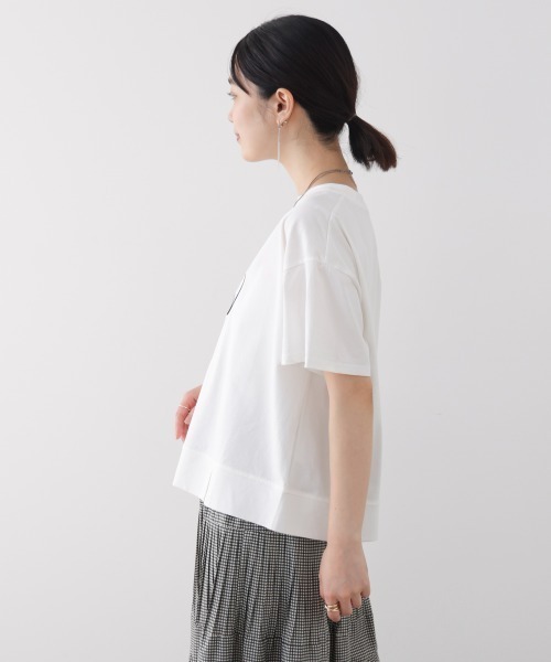 Bou Jeloud（ブージュルード）の「アートロゴカットソー（Tシャツ/カットソー・レディース・ブラック/グレー/パープル/ホワイト・FREE）」の21枚目の写真
