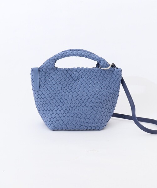 NOLLEY’S(ノーリーズ)の「メッシュトートバッグS(ショルダーバッグ・レディース・ベージュ系その他/ネイビー/グレイッシュブルー・FREE)」の3枚目の写真
