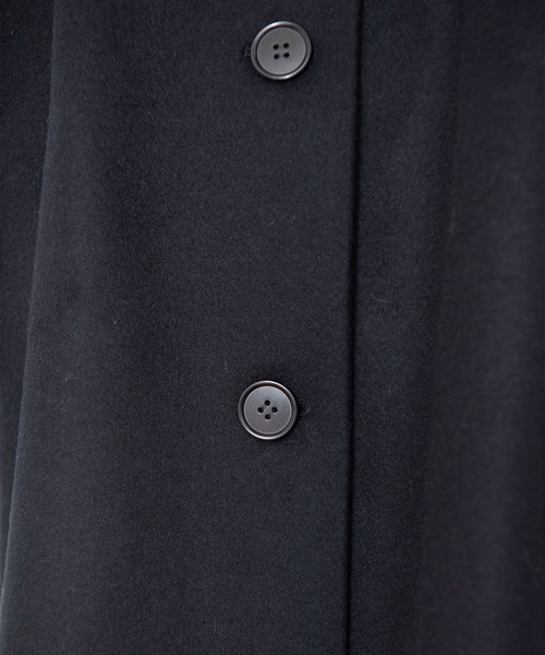 fig London(フィグロンドン)の「Phebe coat(ステンカラーコート・レディース・ベージュ/ブラック/ダークブラウン・FREE)」の4枚目の写真