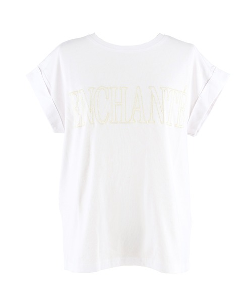 coca(coca)(コカ)の「フレンチスリーブ刺繍Tシャツ(Tシャツ/カットソー・レディース・ブラック/ホワイト・S/XL/L/M)」の20枚目の写真
