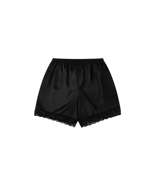 VANONE ATELIER（バノンアトリエ）の「P3308 レースシルキーショーツ_ブラック（その他パンツ・レディース・ブラック・SMALL/MEDIUM）」の2枚目の写真