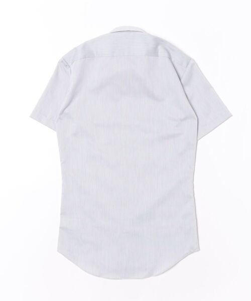 TOKYO SHIRTS(トウキョウシャツ)の「【超形態安定】【吸水速乾】 形態安定ノンアイロン ドゥエボットーニ 半袖ビジネスワイシャツ(ビジネスシャツ・メンズ・グレー・首回り41cm/首回り42cm/首回り43cm/首回り37cm/首回り39cm)」の7枚目の写真