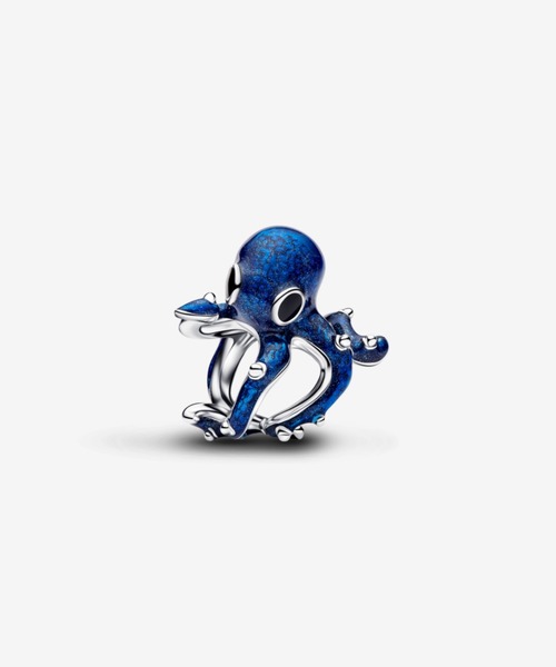 ブルー オクトパス タコ チャーム(チャーム)|Pandora(パンドラ)の ブルー オクトパス タコ チャーム(チャーム)|Pandora(パンドラ)の
