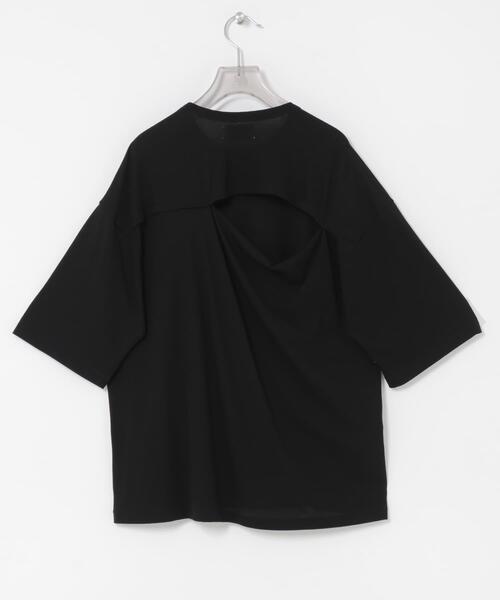URBAN RESEARCH(アーバンリサーチ)の「new basic DISCOMFORT SLIT TOPS(Tシャツ/カットソー・レディース・ブラック/ホワイト・FREE)」の12枚目の写真