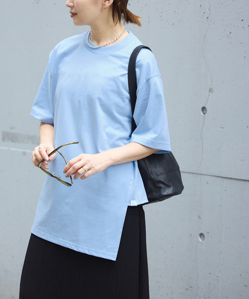 IENA(イエナ)の「FOLKIN' VIOLETTE ROOM BACK OPEN TEE Tシャツ FVR26411(Tシャツ/カットソー・レディース・ホワイト/ブルー・FREE)」の2枚目の写真