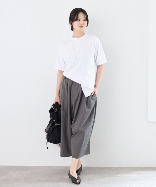 IENA(イエナ)の「FOLKIN' VIOLETTE ROOM BACK OPEN TEE Tシャツ FVR26411(Tシャツ/カットソー・レディース・ホワイト/ブルー・FREE)」の14枚目の写真