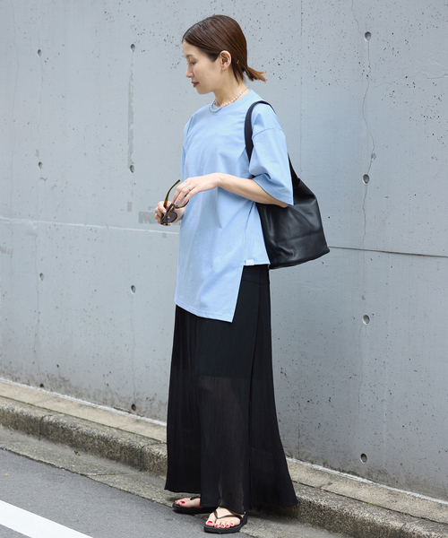 IENA(イエナ)の「FOLKIN' VIOLETTE ROOM BACK OPEN TEE Tシャツ FVR26411(Tシャツ/カットソー・レディース・ホワイト/ブルー・FREE)」の21枚目の写真