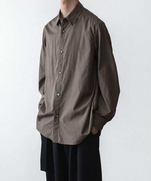 VEIN (ヴェイン)の「140/2 ギザブロード L/S SHIRT / 140/2 GIZA BROAD L/S SHIRT(シャツ/ブラウス・メンズ・ライトブラウン・2/3)」の3枚目の写真