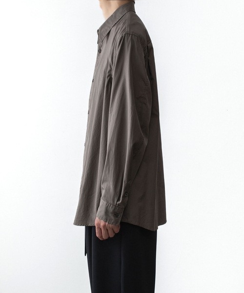 VEIN (ヴェイン)の「140/2 ギザブロード L/S SHIRT / 140/2 GIZA BROAD L/S SHIRT(シャツ/ブラウス・メンズ・ライトブラウン・2/3)」の4枚目の写真