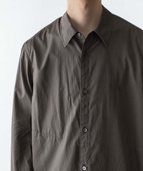 VEIN (ヴェイン)の「140/2 ギザブロード L/S SHIRT / 140/2 GIZA BROAD L/S SHIRT(シャツ/ブラウス・メンズ・ライトブラウン・2/3)」の6枚目の写真