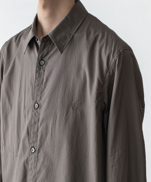 VEIN (ヴェイン)の「140/2 ギザブロード L/S SHIRT / 140/2 GIZA BROAD L/S SHIRT(シャツ/ブラウス・メンズ・ライトブラウン・2/3)」の7枚目の写真
