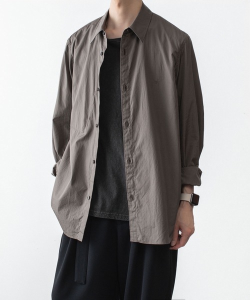 VEIN (ヴェイン)の「140/2 ギザブロード L/S SHIRT / 140/2 GIZA BROAD L/S SHIRT(シャツ/ブラウス・メンズ・ライトブラウン・2/3)」の10枚目の写真