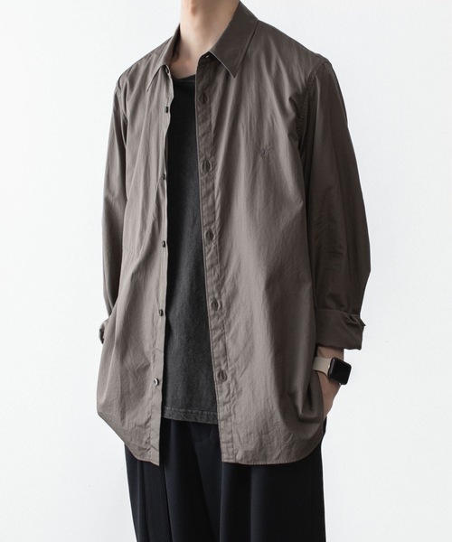 VEIN (ヴェイン)の「140/2 ギザブロード L/S SHIRT / 140/2 GIZA BROAD L/S SHIRT(シャツ/ブラウス・メンズ・ライトブラウン・2/3)」の11枚目の写真