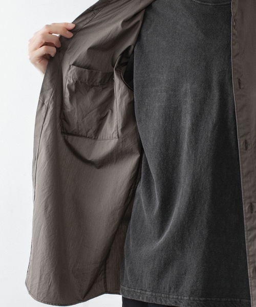 VEIN (ヴェイン)の「140/2 ギザブロード L/S SHIRT / 140/2 GIZA BROAD L/S SHIRT(シャツ/ブラウス・メンズ・ライトブラウン・2/3)」の13枚目の写真