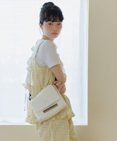 REMOON(リムーン)の「THEATRE PRODUCTS × REMOON シャーリングスクエアバック(ショルダーバッグ・レディース・ブラウン/ホワイト・FREE)」の16枚目の写真