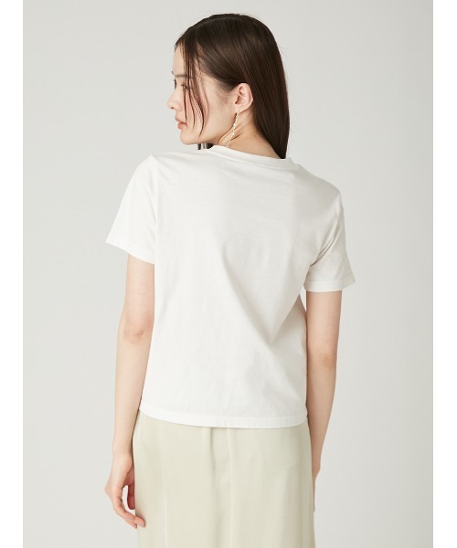 FRAY I.D(フレイアイディー)の「グラフィックプリントコンパクトTシャツ(Tシャツ/カットソー・レディース・ブラウン/ホワイト/ミント・F)」の12枚目の写真
