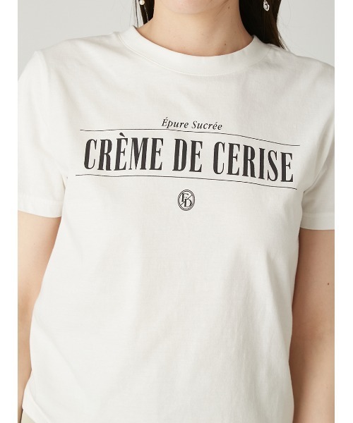 FRAY I.D(フレイアイディー)の「グラフィックプリントコンパクトTシャツ(Tシャツ/カットソー・レディース・ブラウン/ホワイト/ミント・F)」の14枚目の写真