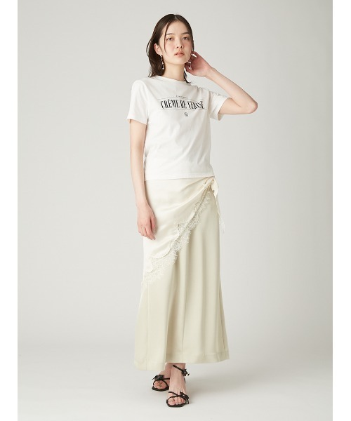 FRAY I.D(フレイアイディー)の「グラフィックプリントコンパクトTシャツ(Tシャツ/カットソー・レディース・ブラウン/ホワイト/ミント・F)」の9枚目の写真
