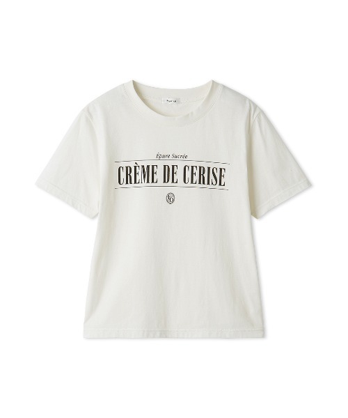 FRAY I.D(フレイアイディー)の「グラフィックプリントコンパクトTシャツ(Tシャツ/カットソー・レディース・ブラウン/ホワイト/ミント・F)」の10枚目の写真
