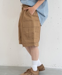 bashful base Oriental（バッシュフルベースオリエンタル）の「【bbO】ワイドカーゴポケットイージーショーツ（その他パンツ）」