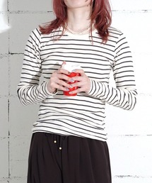 "02"≪Robert P. Miller≫パックT パネルリブ 長袖 Tシャツ
